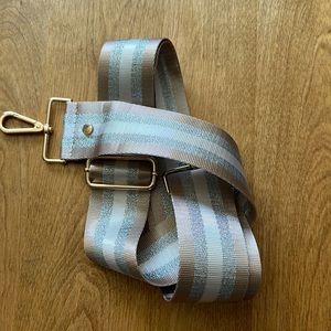 Adjustable metallic strap from Pom Pom London, new!